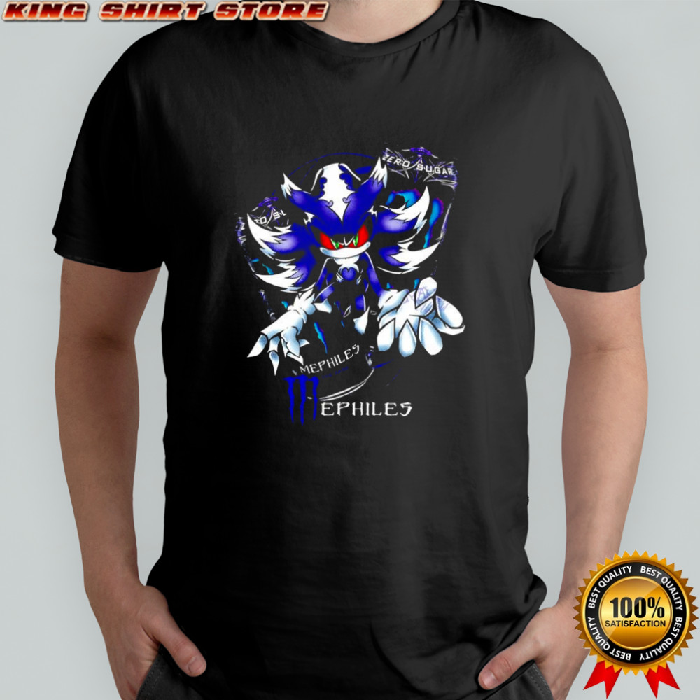 Mephiles the Dark zero sugar x Hedgehog character shirt