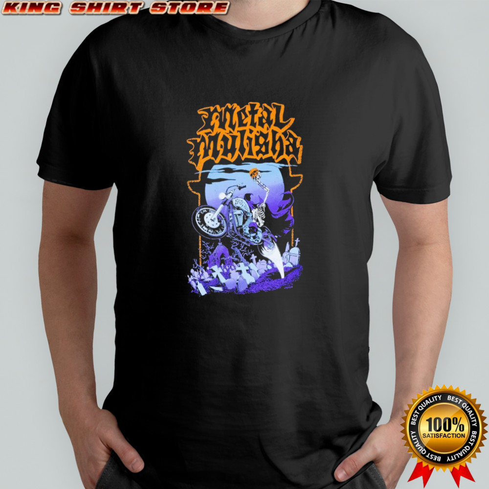 Metal Mulisha Raise Hell Skeleton Motor Halloween T-shirt