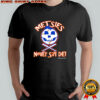 Metsies never say die baseball face shirt