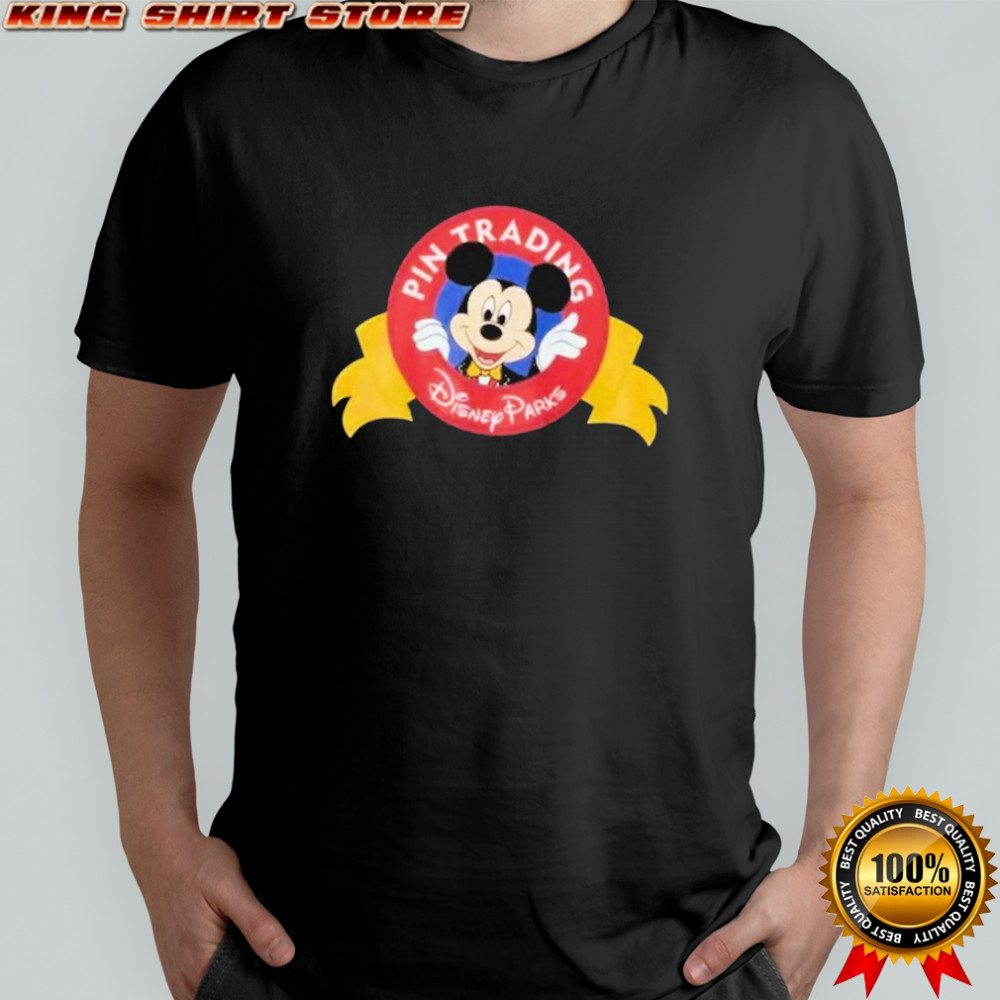Mickey Mouse Disney Pin Trading 25th Anniversary T-Shirt
