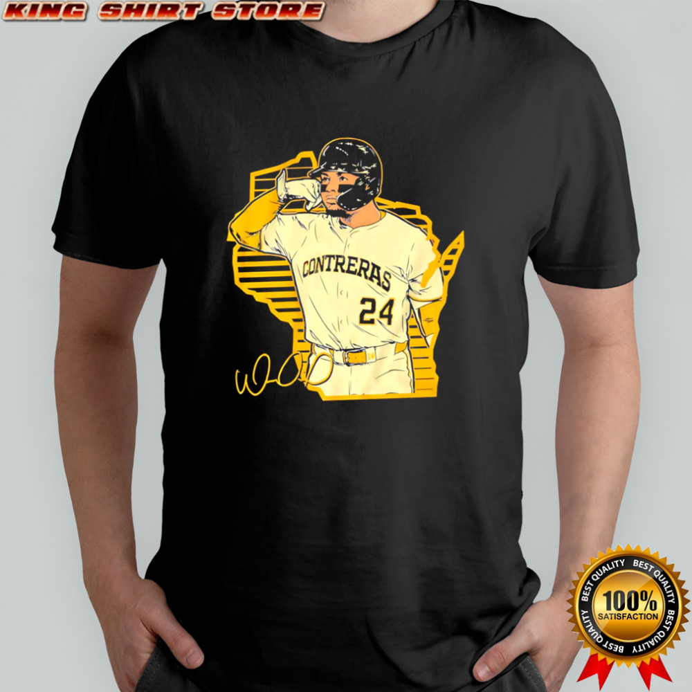 Milwaukee Brewers William Contreras signature Call the Pen shirt Milwaukee Brewers William Contreras signature Call the Pen shirt