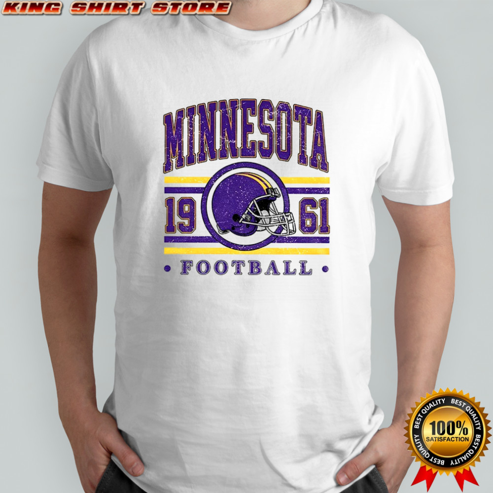 Minnesota Viking Football helmet NFL since 1961 shirt