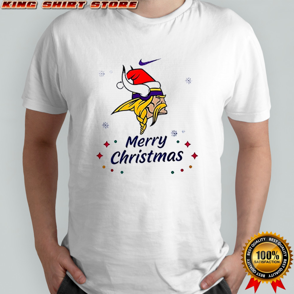 Minnesota Vikings Merry Christmas Santa Claus ho ho ho shirt Minnesota Vikings Merry Christmas Santa Claus ho ho ho shirt