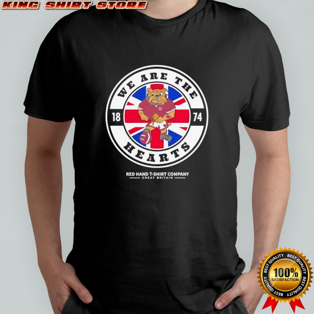 Mississippi State Bulldogs We are the hearts 1874 red hand company great Britain shirt Mississippi State Bulldogs We are the hearts 1874 red hand company great Britain shirt