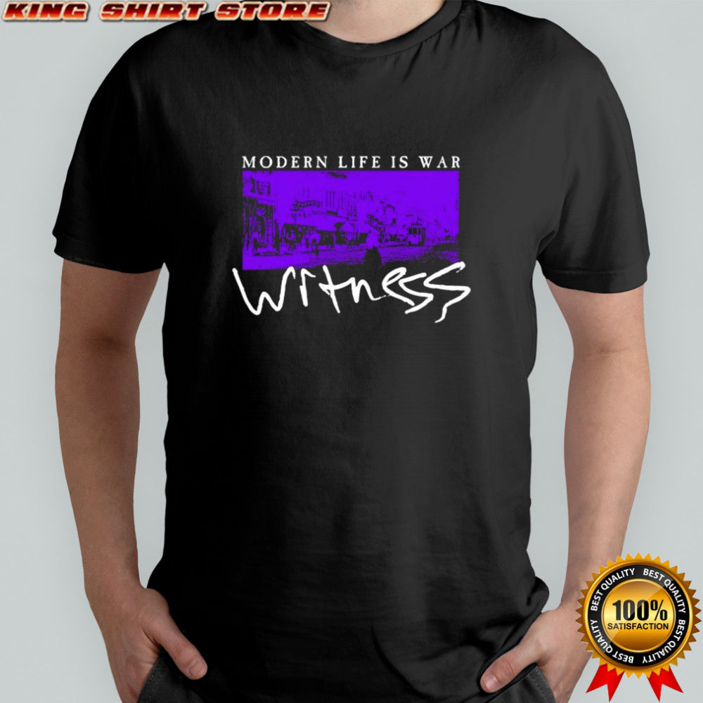 Modern Life Is War Witness 20th Anniversary T-shirt