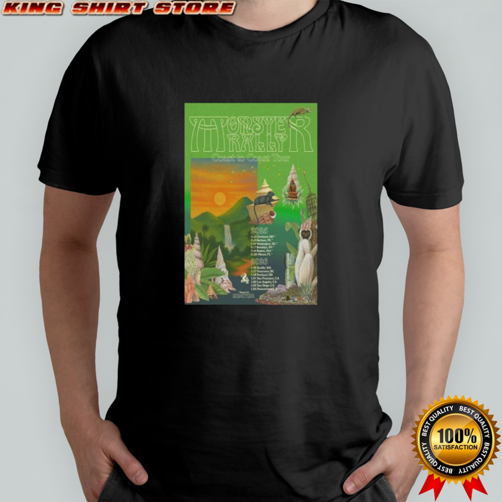 Monster Rally West Coast Tour 2025-2026 T-shirt