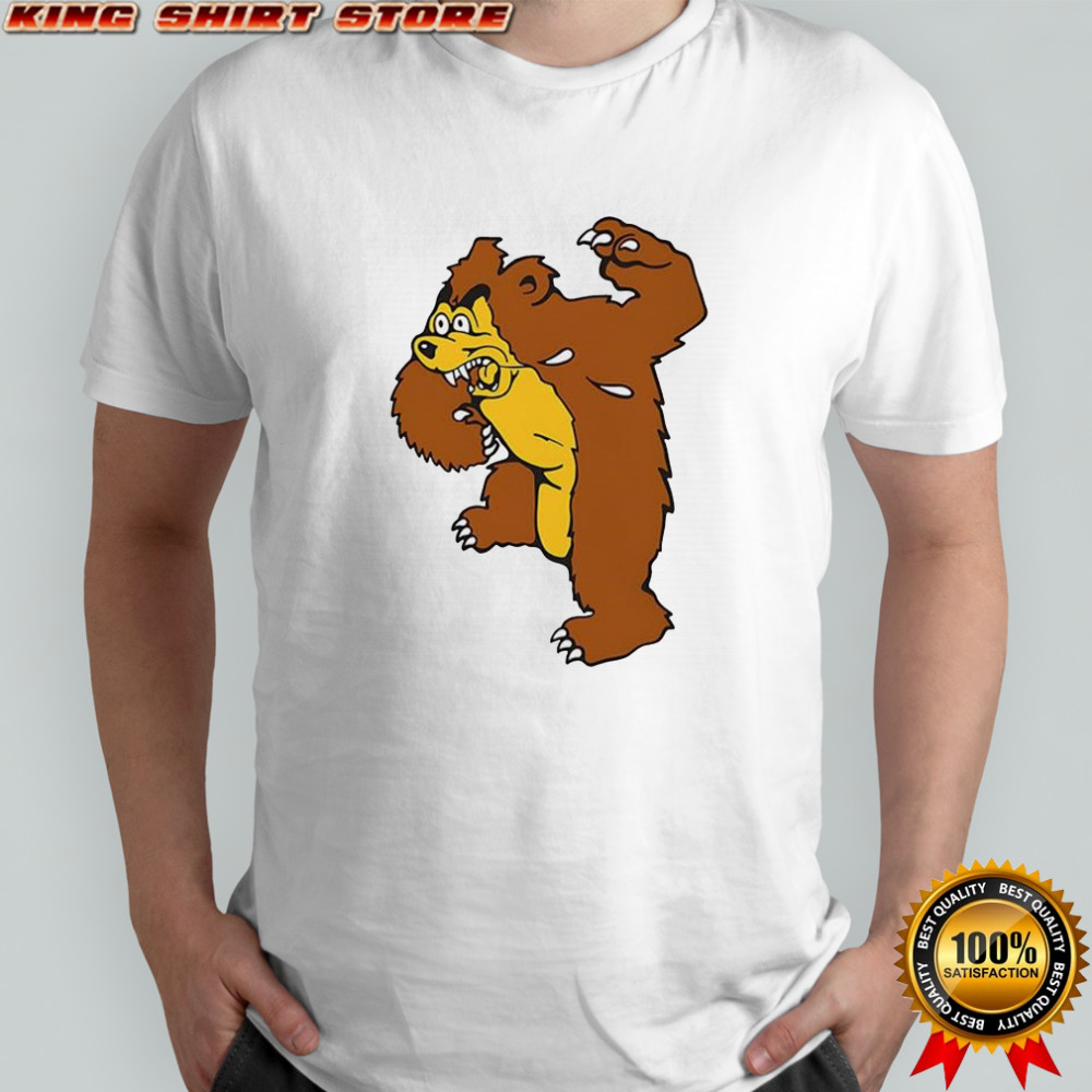 Montana Grizzlies Throwback Monety mascot shirt