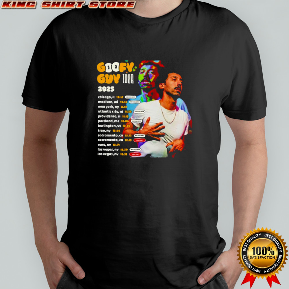 Morgan Jay Goofy Guy Tour 2025 Dates Event T-Shirt