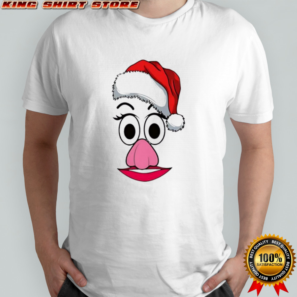 Mrs Potato Head Style Christmas T-shirt