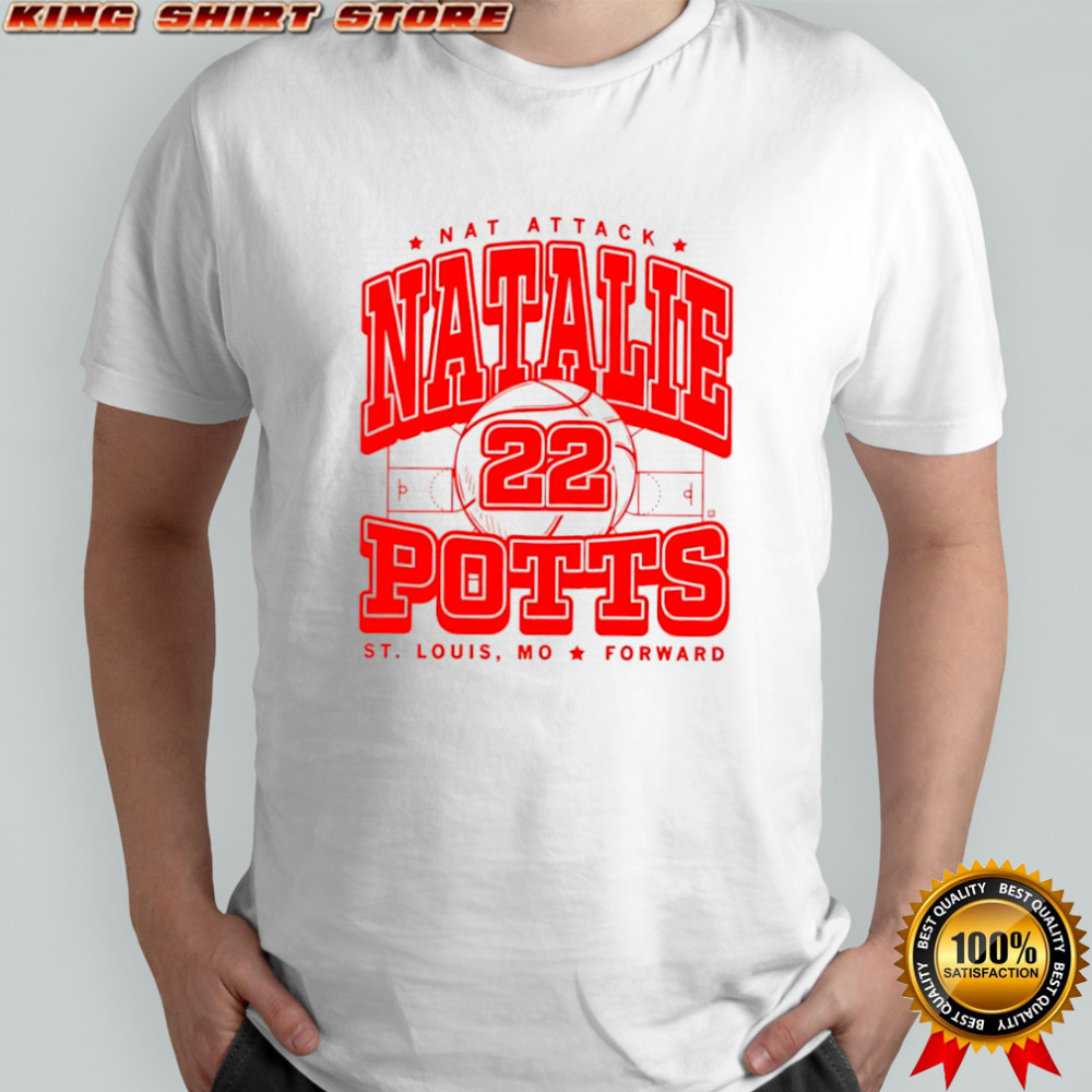 Nat Attack Natalie Potts St. Louis MO Forward basketball player shirt