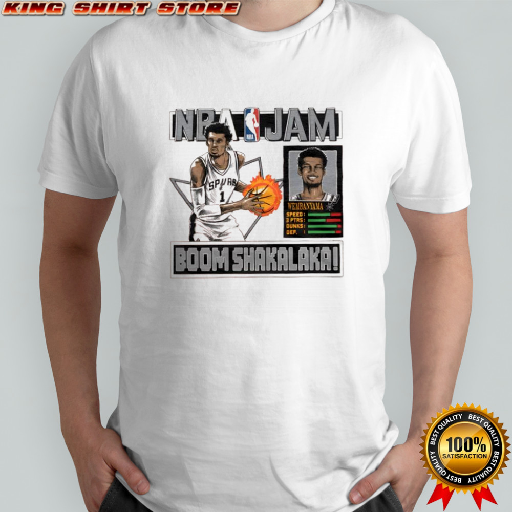 NBA Jam Spurs Victor Wembanyama shirt