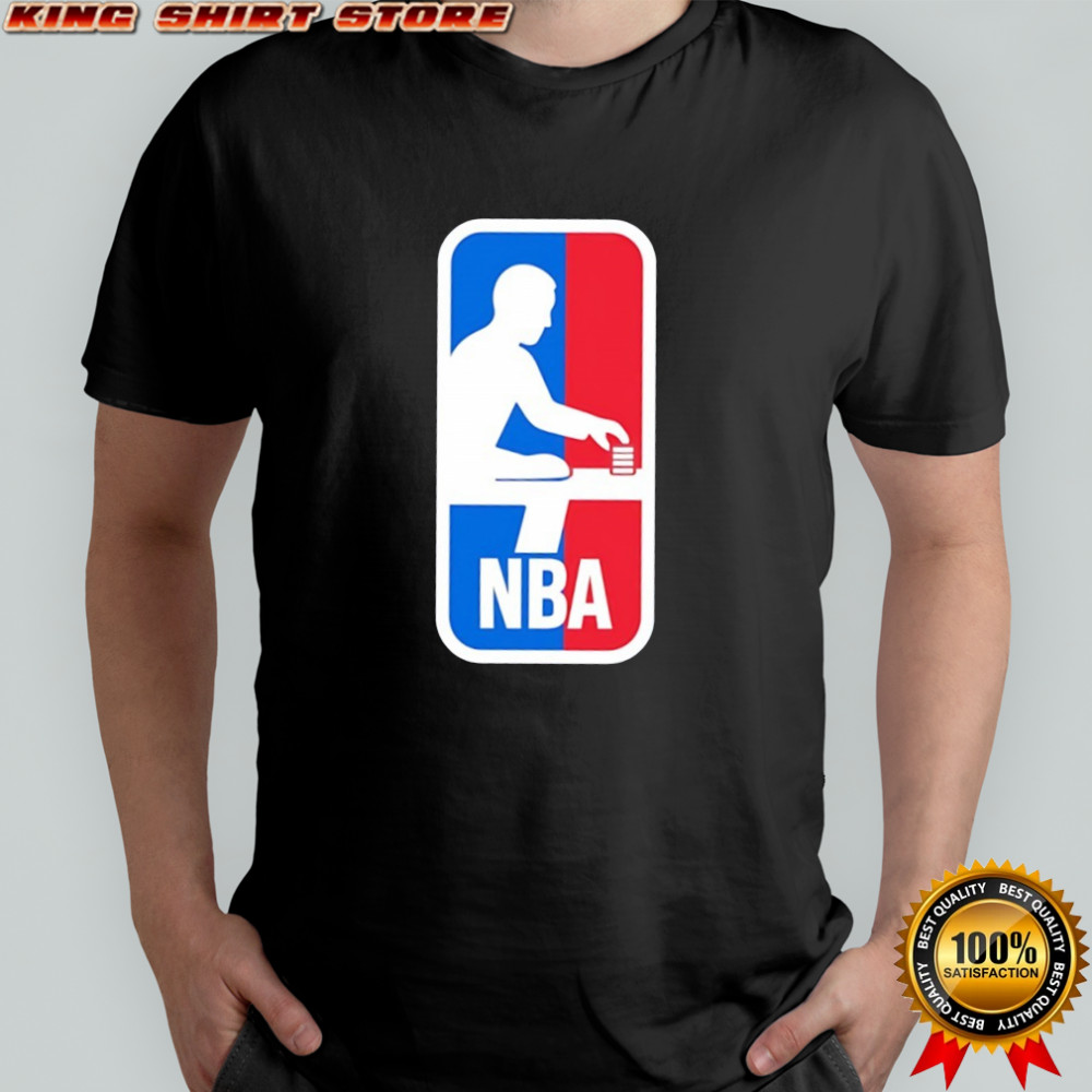 NBA logo parody shirt