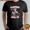 New England Patriots Plumbers local XX Pat Patriot skeleton shirt