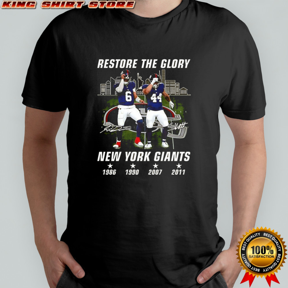 New York Giants restore the glory signature shirt