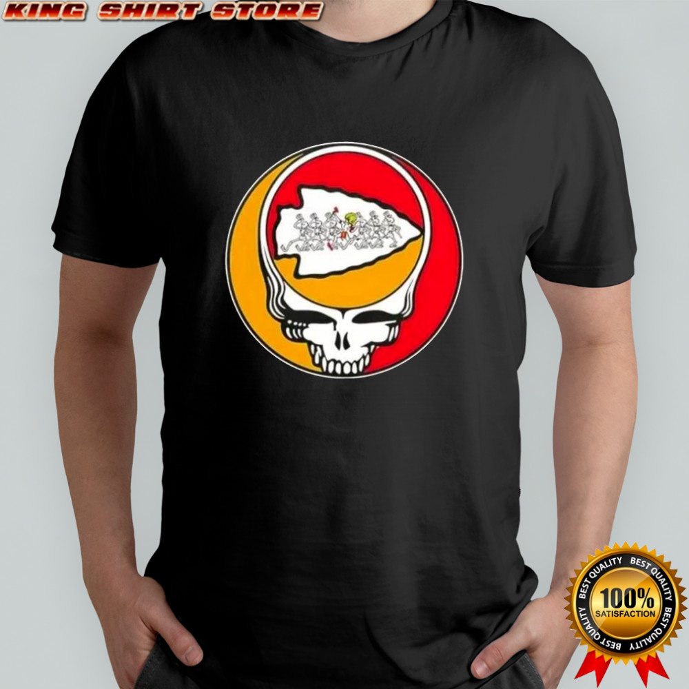 NFL Kansas City Chiefs Grateful Dead Stealie T-Shirt