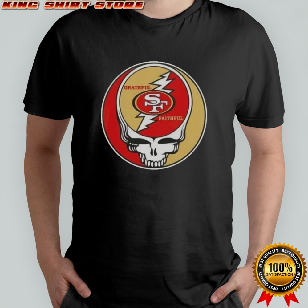 NFL San Francisco 49ers Niners Grateful Dead Stealie T-Shirt