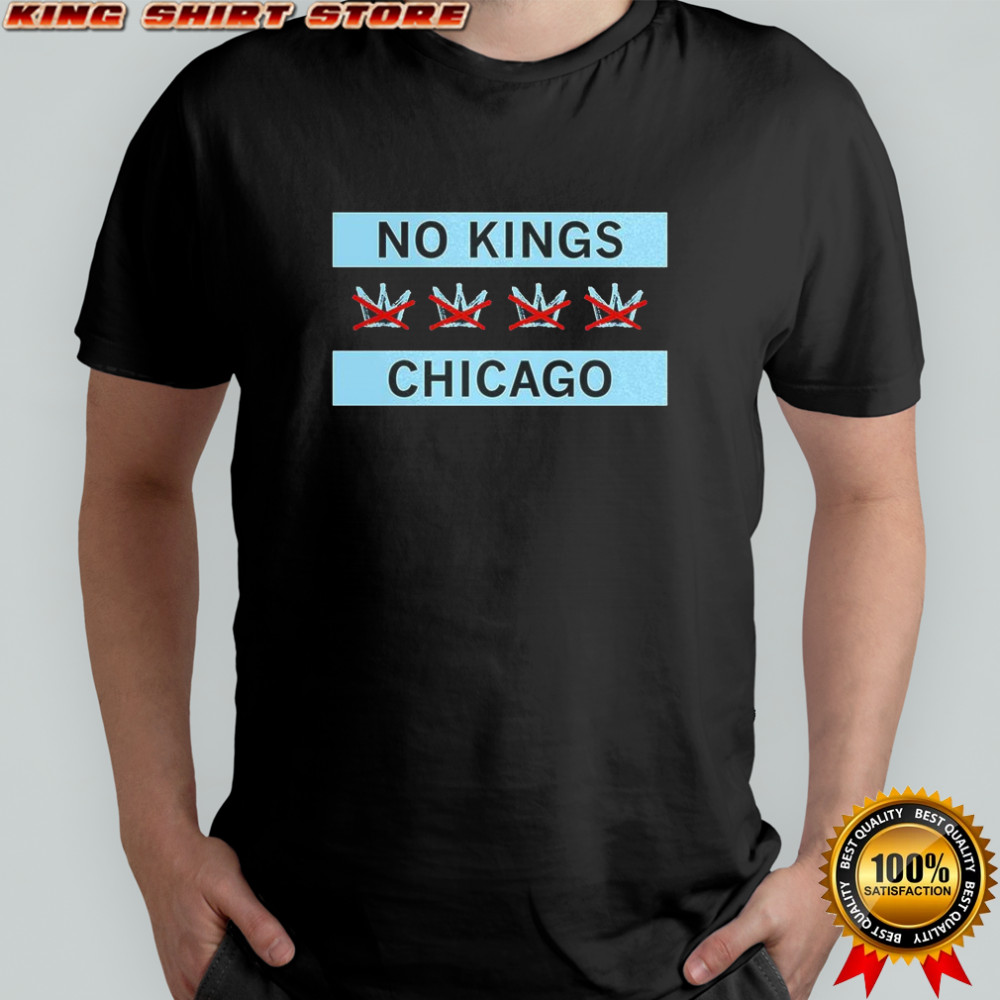 No kings Chicago flag shirt