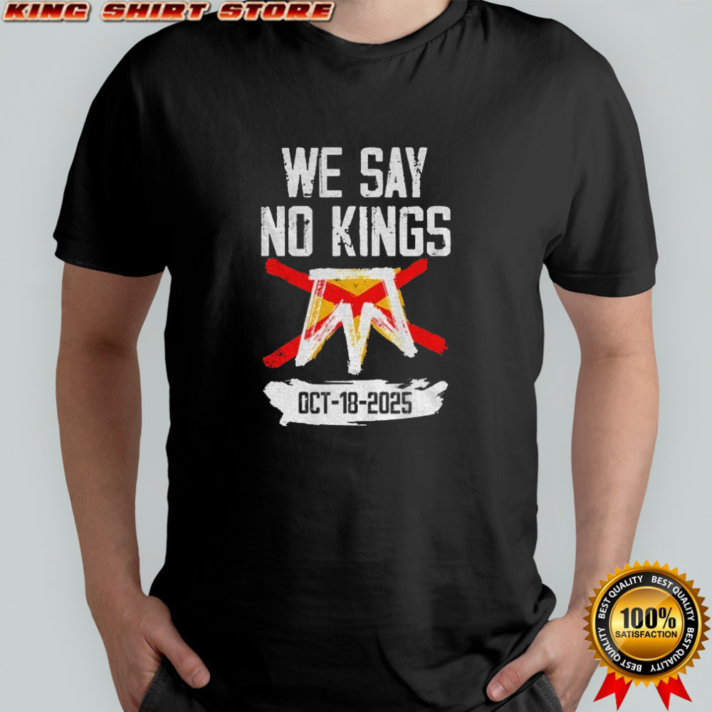 No Kings In America 18 October 2025 Anti Trump shirt