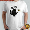 No Kings in America Black Cat Funny Political Meme shirt