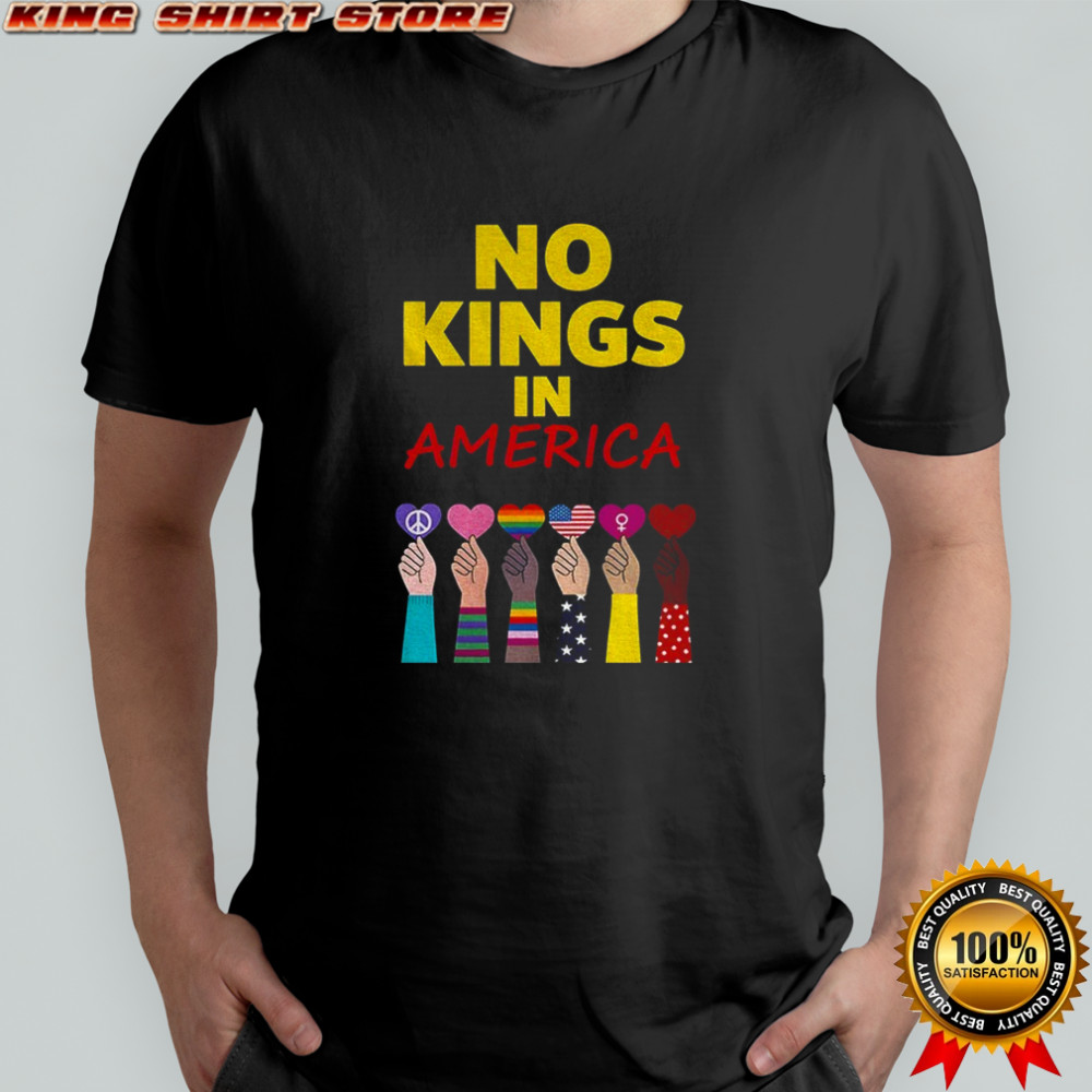 No Kings in America Protest shirt