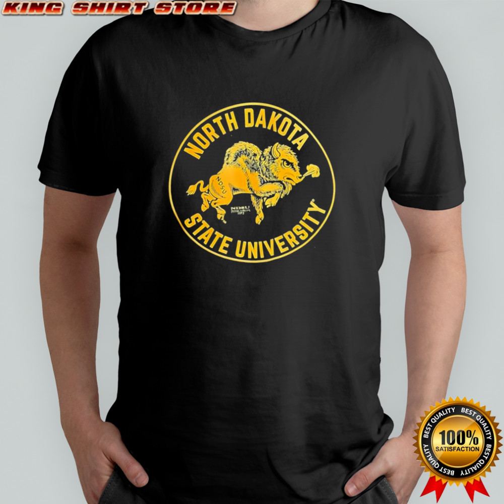 North Dakota State Bison Bison mascot logo shirt