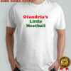 Olandria’s little meatball shirt