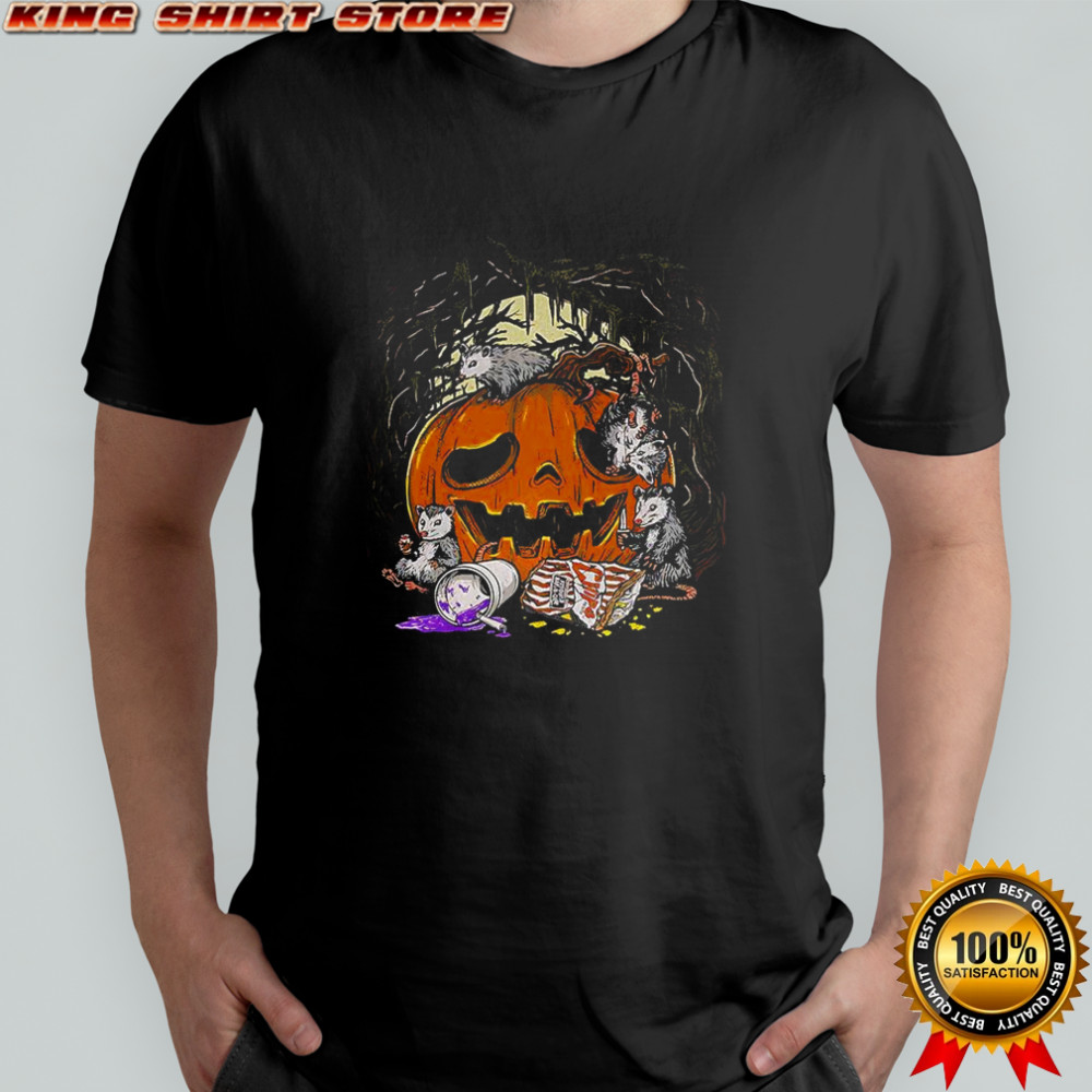 Opossum Jack-o’-lantern Pumpkin Halloween shirt