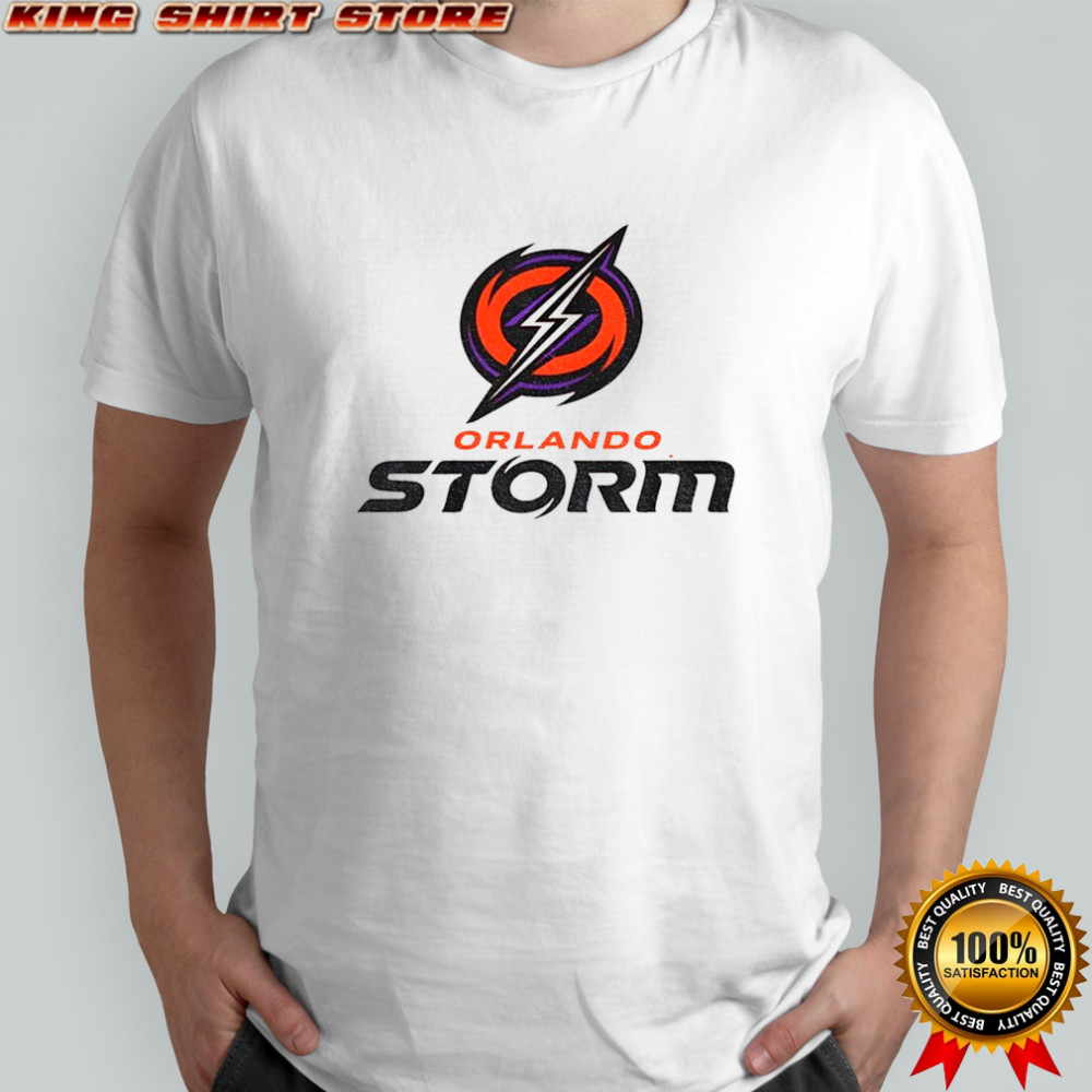 Orlando Storm Lockup Logo 2025 shirt