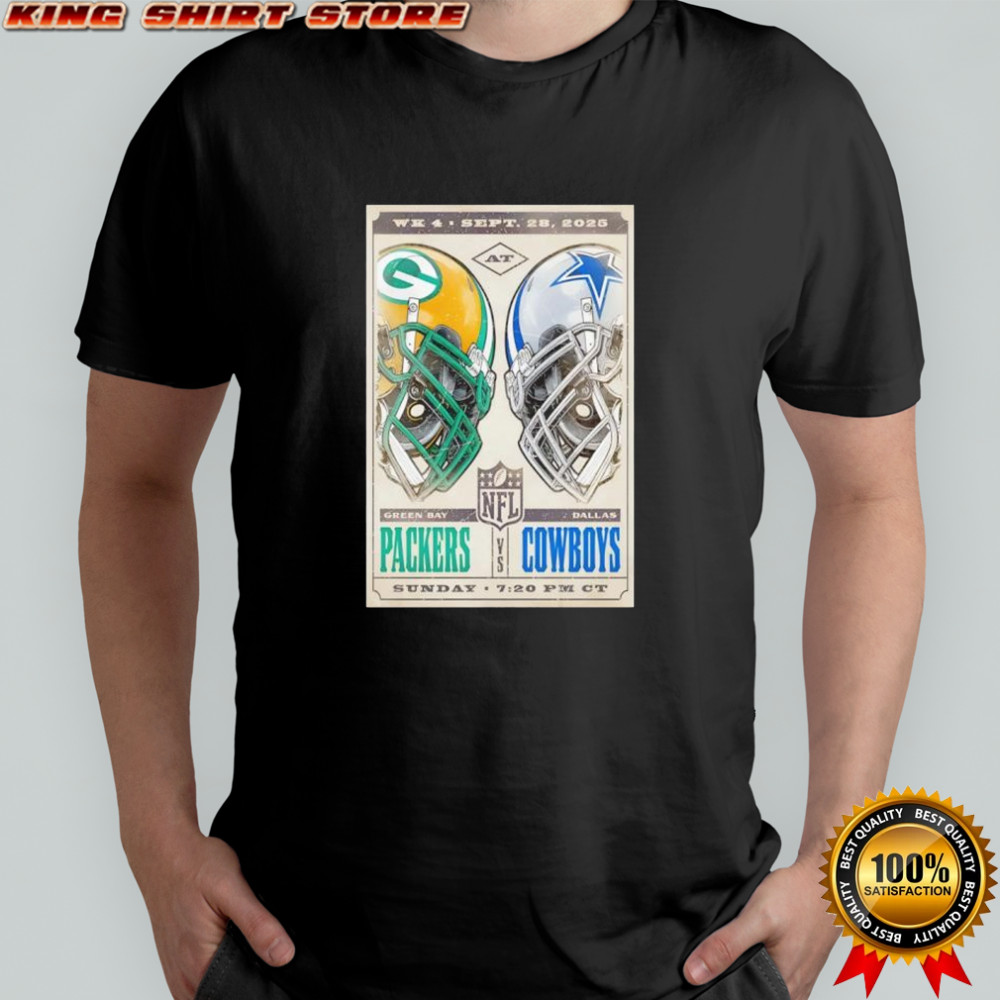 Packers Cowboys September Poster shirt