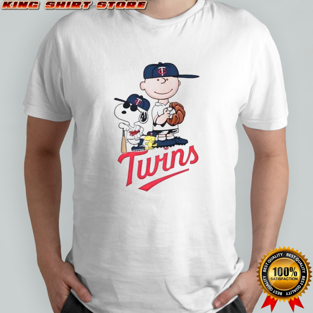 Peanuts Characters Minnesota Twins Shirt