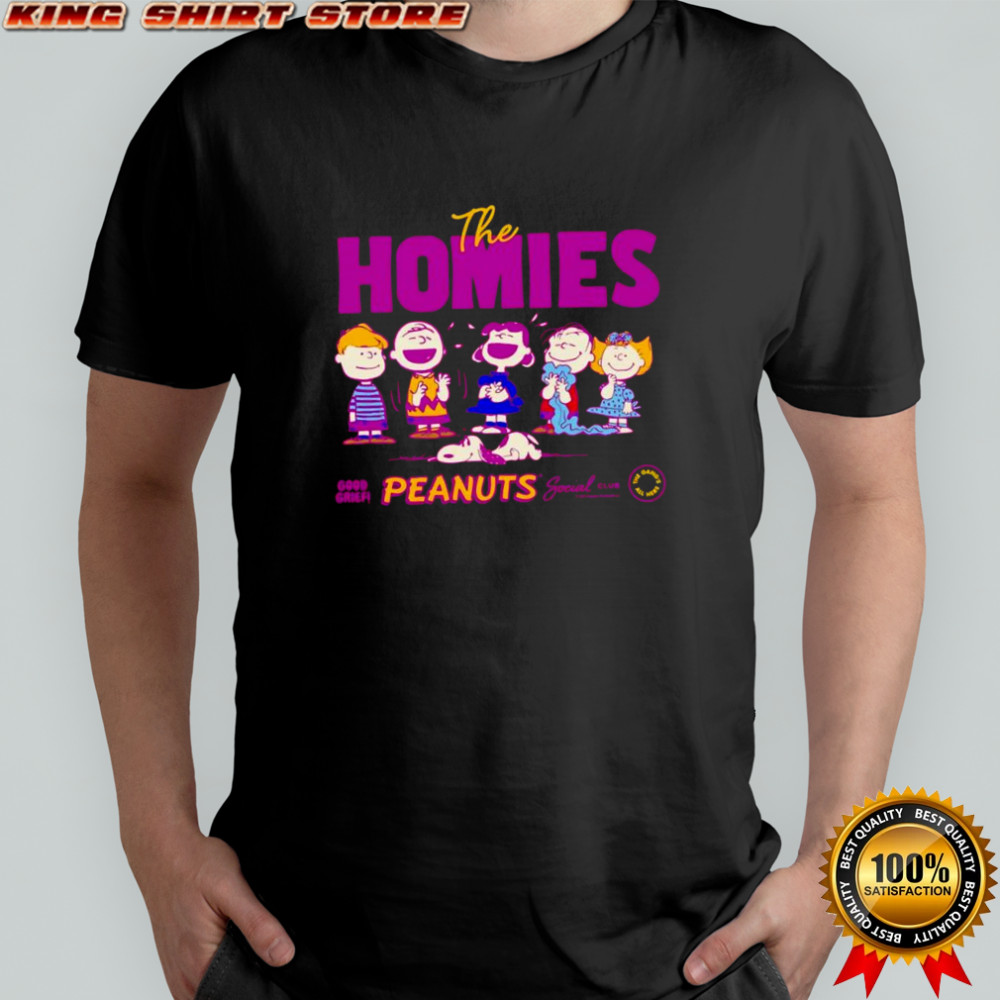 Peanuts characters Peanuts Social Club the Homies shirt