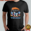 Peanuts characters vs Houston Texans it’s the most wonderful time of the year shirt