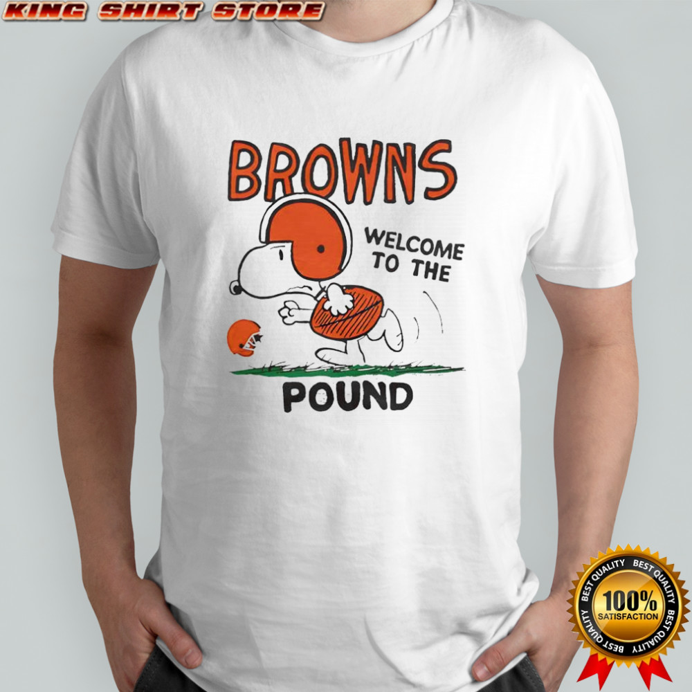 Peanuts x Cleveland Browns Welcome To The Pound shirt