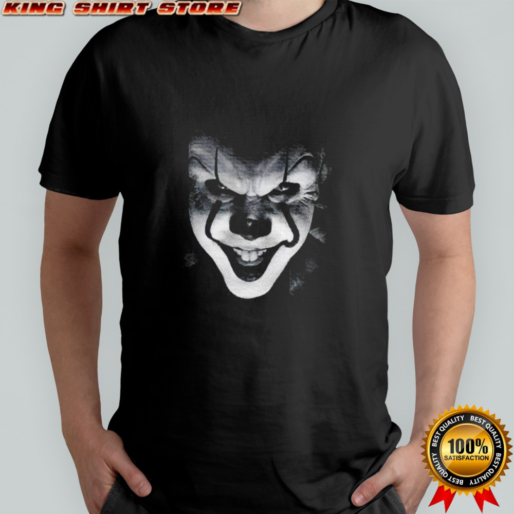 Pennywise Big Face Graphic Halloween shirt