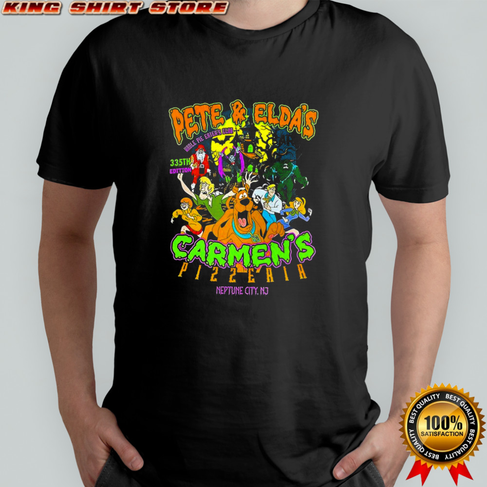Pete and Elda’s Carmen’s Pizzeria Halloween shirt