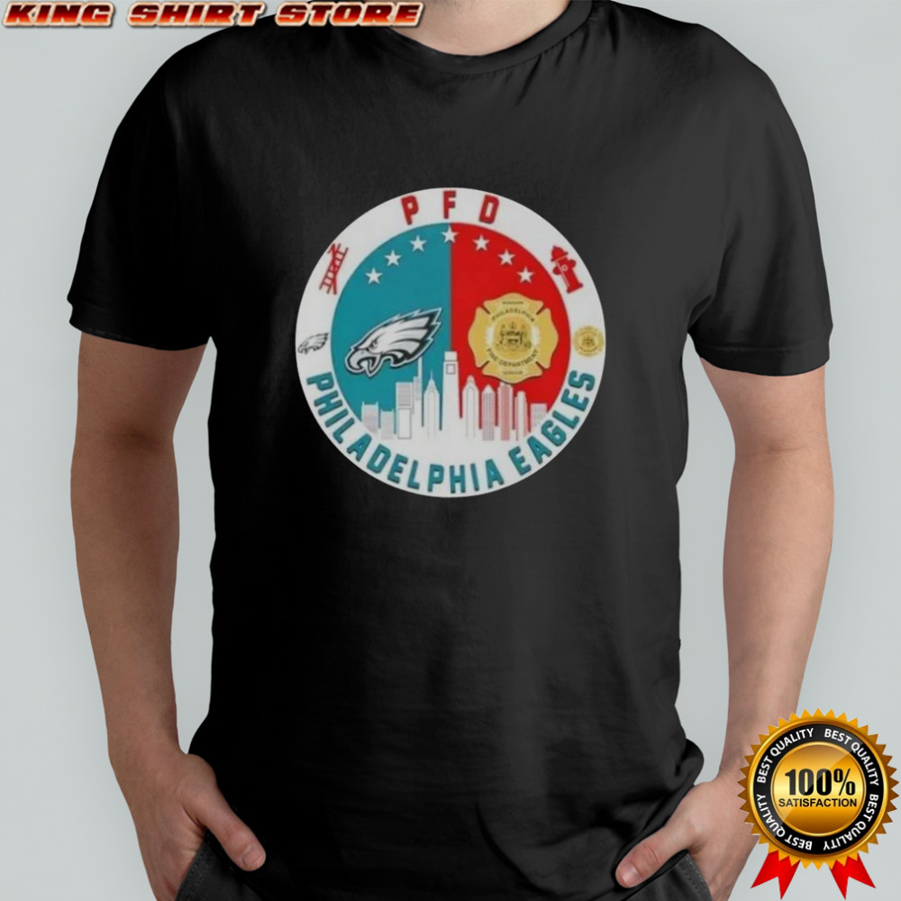 PFD Philadelphia Eagles Football Skyline Shirt