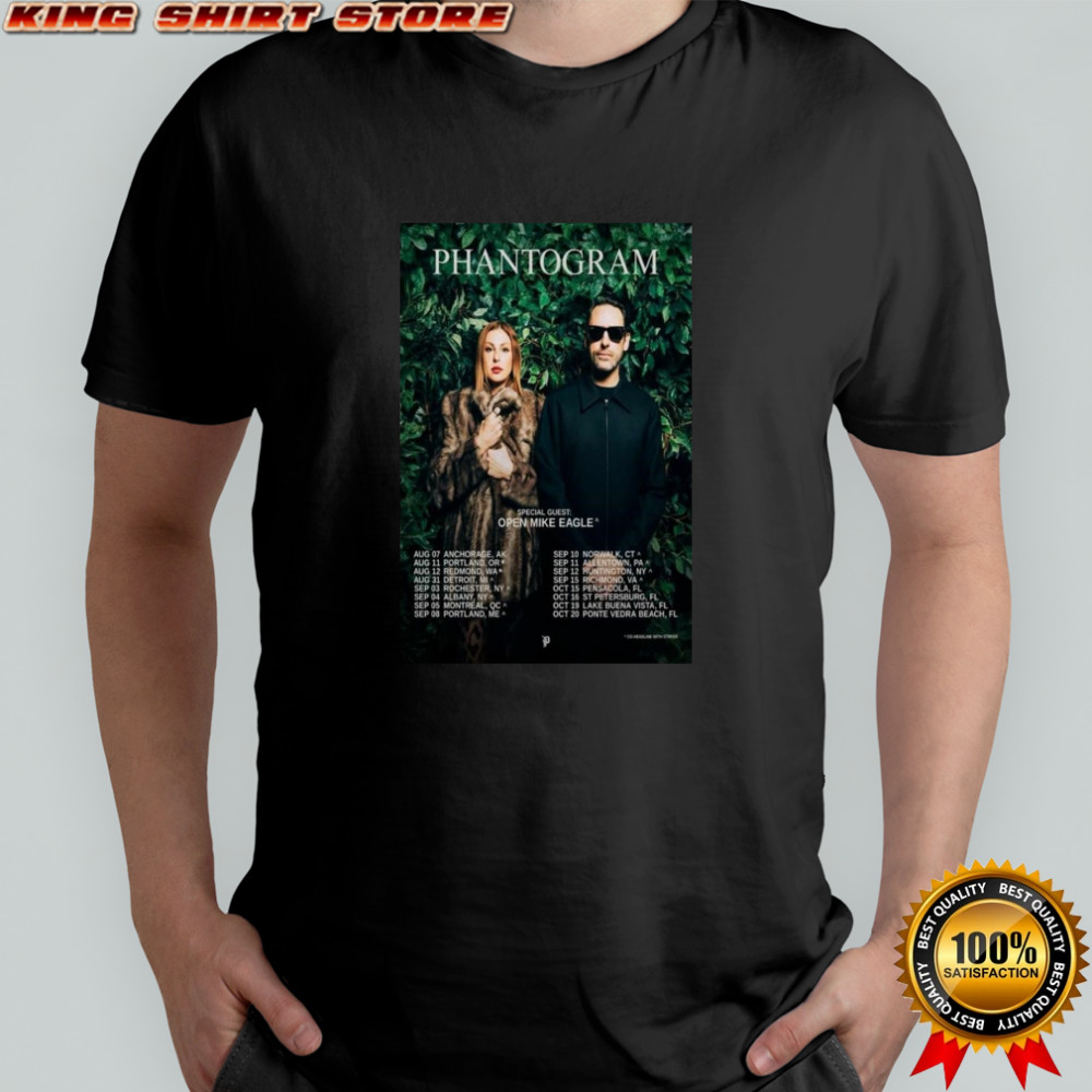 Phantogram Open Mike Eagle Tour 2025 Shirt