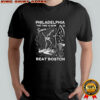Philadelphia 76ers beat Boston Celtics the time is now Sixers Death Halloween shirt