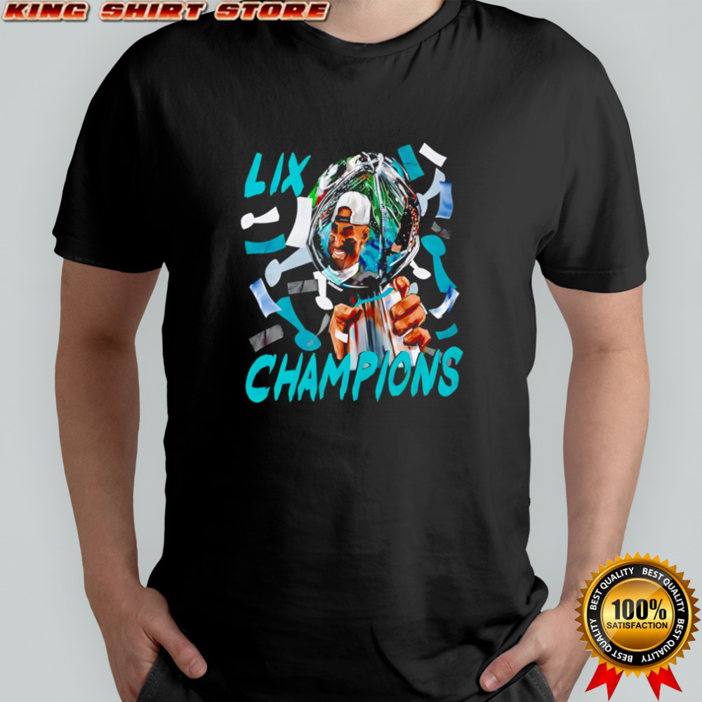 Philadelphia Eagles Cup Lix Confetti Reflection Jalen Hunt T-shirt