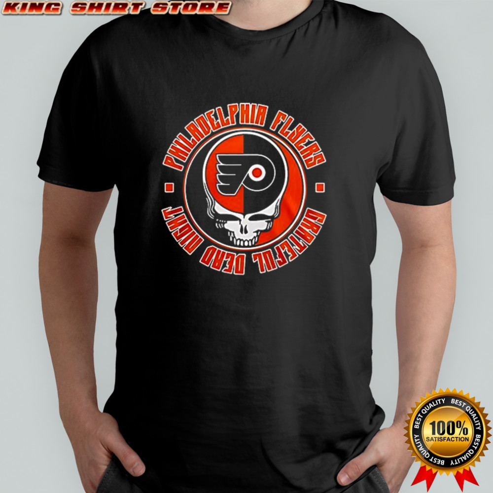 Philadelphia Flyers Grateful Dead 60th anniversary logo shirt