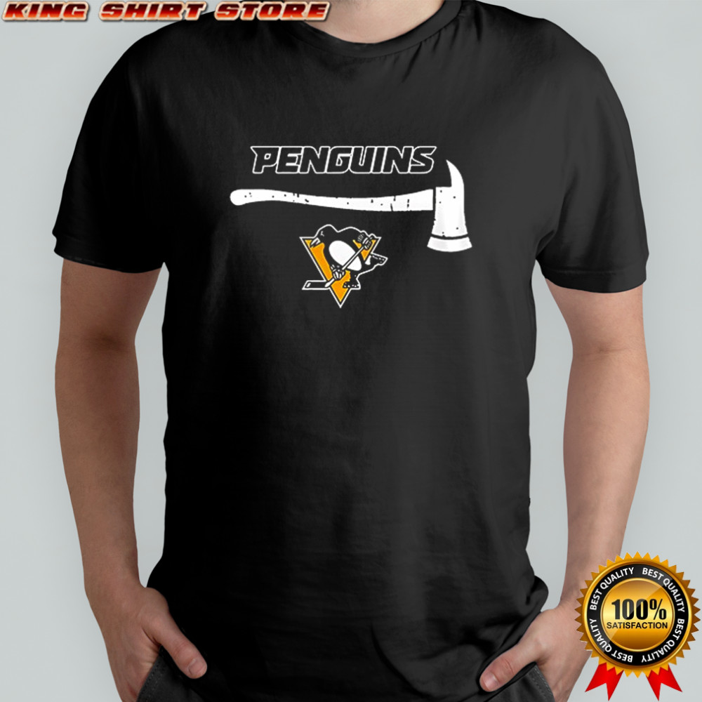 Pittsburgh Penguins firefighter application day logo shirt