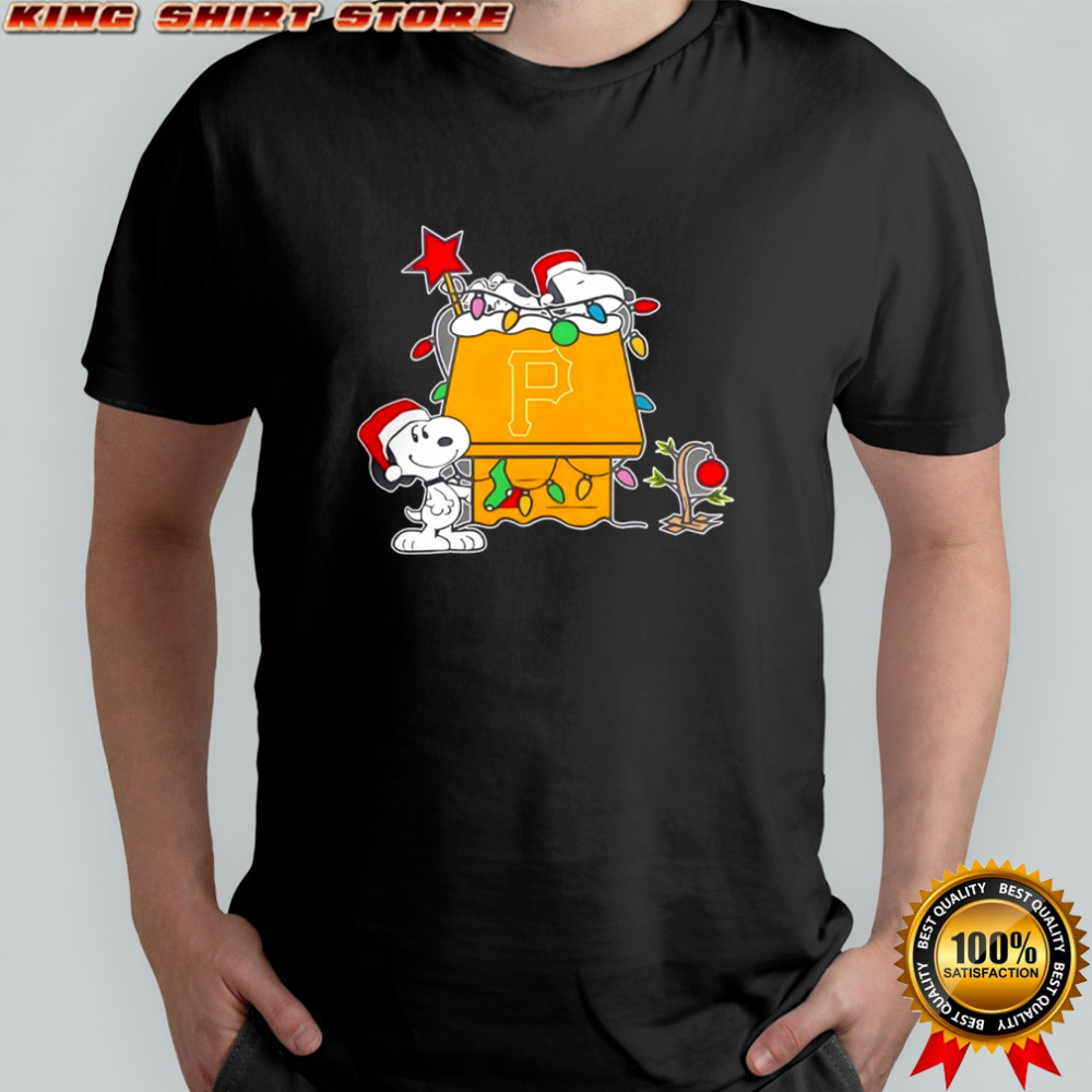 Pittsburgh Pirates Snoopy Christmas Holiday shirt