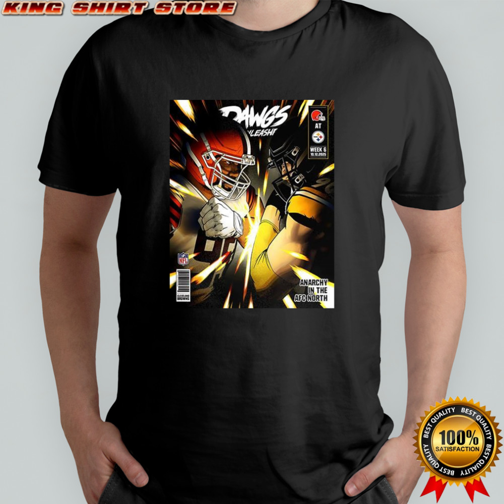 Pittsburgh Steelers vs Cleveland Browns NFL 2025 week 6 graphic shirt