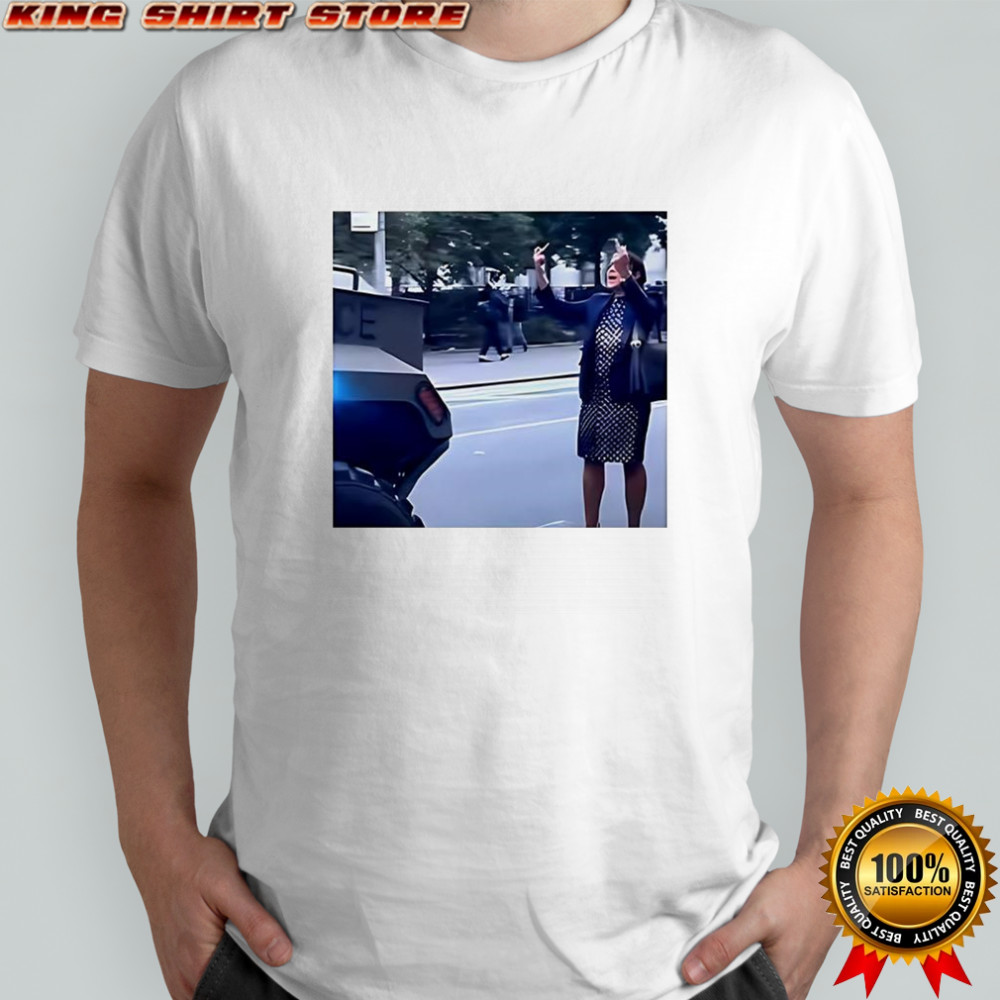 Polka Dot Dress Baddie Against ICE shirt