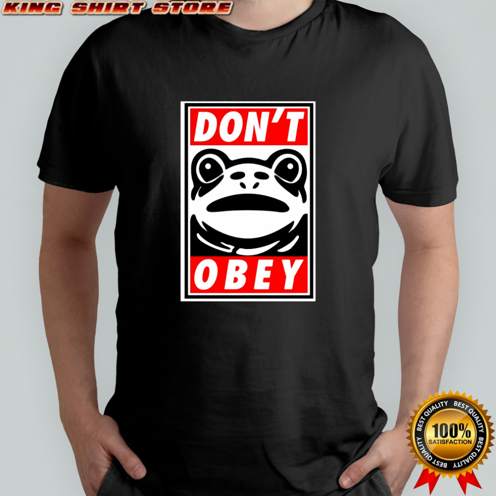 Portland Frog demands that you don’t obey shirt