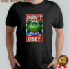 Portland Frog Don’t Obey Retro shirt