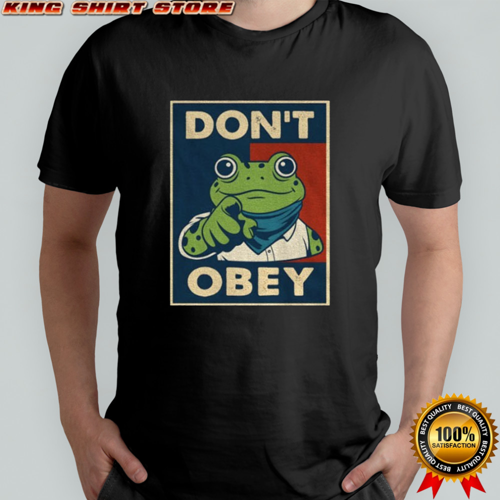 Portland Frog don’t obey vintage shirt