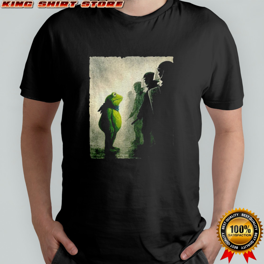 Portland Frog Protest Resist Frog political art shirt