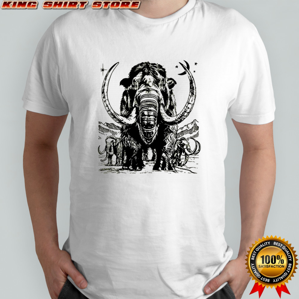 Prehistoric Mammoth ice age shirt