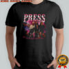 Press graphic lighting shirt